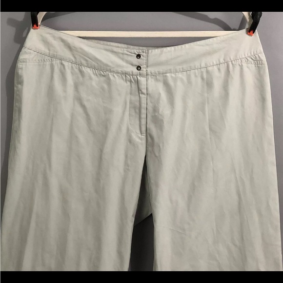 Babette SF Cream Beige Curved Hem Wide Leg Pant XL - Picture 3 of 8